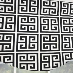 RLF Home 100% Cotton Tower Cornice With Poly/Cotton Ivory Lining Rod Pocket Valance 50" X 17" Black 11 RLF Home 100% Cotton Tower Cornice With Poly/Cotton Ivory Lining Rod Pocket Valance 50" X 17" Black -RLF Home Sales GUEST ce9406e6 538c 4066 b5db c8dcb38101a8