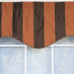 RLF Home Pascal Corded Cornice 100% Cotton With Fully Lined 3" Rod Pocket Valnance For Windows 50" X 17" Chocolate 9 RLF Home Pascal Corded Cornice 100% Cotton With Fully Lined 3" Rod Pocket Valnance For Windows 50" X 17" Chocolate -RLF Home Sales GUEST cece1826 ea23 4305 af26 d9cdb17c2216