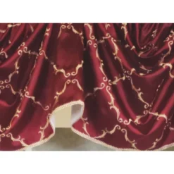 RLF Home 3" Rod Pocket High Quality Fabric Summit Diamond 2-Scoop Empire Valance With Trim For Windows 40" X 25" Wine 9 RLF Home 3" Rod Pocket High Quality Fabric Summit Diamond 2-Scoop Empire Valance With Trim For Windows 40" X 25" Wine -RLF Home Sales GUEST d0705cf7 fe01 4e02 b080 89c9fe9a941a