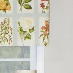 Realistic Study Tailored 3" Rod Pocket Valance 50" X 18" Robin's Egg By RLF Home