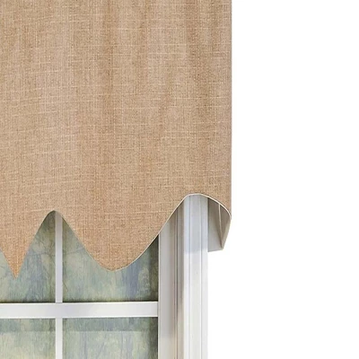 RLF Home Essential Solid Color Fabric Printed R-Crosby Regal Window Treatment Valance 3" Rod Pocket 50" X 17" Wheat 3 RLF Home Essential Solid Color Fabric Printed R-Crosby Regal Window Treatment Valance 3" Rod Pocket 50" X 17" Wheat