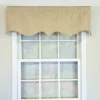 RLF Home 100% Cotton Diamonds Regal Fully Lined Windows Rod Pocket Valance 50" X 17" Green -RLF Home Sales GUEST d9205c83 1119 4c92 9cb6 7da406316e6a