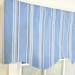 RLF Home 100% Cotton Freya Stripe Regal Fully Lined Windows Rod Pocket Valance 50" X 17" Blue 10 RLF Home 100% Cotton Freya Stripe Regal Fully Lined Windows Rod Pocket Valance 50" X 17" Blue -RLF Home Sales GUEST d9ef1f51 b700 48da 9feb 9fcc8dcd8b5d