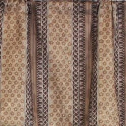 RLF Home Spice Stripe Tailored 100% Cotton With Fully Lined 3" Rod Pocket Valnance For Windows 50" X 14" Mulberry -RLF Home Sales GUEST e1251f07 9a0e 402a 9d2d 8a4362652c5b