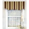 RLF Home 3" Rod Pocket High Quality Fabric Aurelia Stripe Regal Valance For Windows 50" X 17" Brown 1 RLF Home 3" Rod Pocket High Quality Fabric Aurelia Stripe Regal Valance For Windows 50" X 17" Brown -RLF Home Sales GUEST e174bfde c429 4639 a8b0 b0e9143e1837