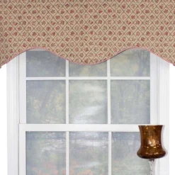 RLF Home Petite Corded Cornice 100% Cotton With Fully Lined 3" Rod Pocket Valnance For Windows 50" X 17" Harvest -RLF Home Sales GUEST e772eee6 97ae 44a4 a7ef 92692329e606