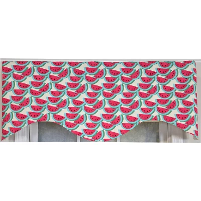 RLF Home Sandias Cornice Valance - 100% Cotton With Ivory Lining 50" X 17" Cream 4 RLF Home Sandias Cornice Valance - 100% Cotton With Ivory Lining 50" X 17" Cream - Image 2