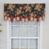 RLF Home 100% Cotton Lancaster Glory Fully Lined Windows Rod Pocket Valance 50" X 16" Black 2 RLF Home 100% Cotton Lancaster Glory Fully Lined Windows Rod Pocket Valance 50" X 16" Black -RLF Home Sales GUEST e8d82bc1 184a 4bfa baea 3aaa4f9cb867