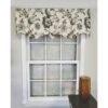 RLF Home Tannzibar Regal 3" Rod Pocket Lining Luxurious And Elegant Window Treatment Valance 50" X 17" Gray -RLF Home Sales GUEST e8fdc905 3342 49b3 81be 7de379e0b9a3
