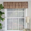 RLF Home 100% Cotton Clambake Plaid Tailored Unlined Windows Rod Pocket Valance 51" X 12" Grape -RLF Home Sales GUEST e98e1bde ee3c 4c9a 8700 580a2ca19bde