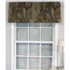RLF Home Cloak Tailored 100% Cotton With Fully Lined 3" Rod Pocket Valnance For Windows 50" X 14" Green -RLF Home Sales GUEST ed589b11 736e 40f9 bc9c e62e9168172e