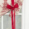 Naomi Tie-Up Ribbon Tie 3" Rod Pocket Valance 50" X 21" Red By RLF Home 2 Naomi Tie-Up Ribbon Tie 3" Rod Pocket Valance 50" X 21" Red By RLF Home -RLF Home Sales GUEST f05d5047 4ec3 491c 82ec a205c9346885