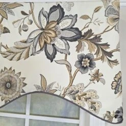 RLF Home 100% Cotton Zanzibar Cornice With Poly/Cotton Ivory Lining Rod Pocket Valance 50" X 17" Gray 9 RLF Home 100% Cotton Zanzibar Cornice With Poly/Cotton Ivory Lining Rod Pocket Valance 50" X 17" Gray -RLF Home Sales GUEST f12be012 2c9c 4df1 a561 fc57bfa908d1