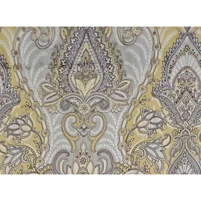 RLF Home 3" Rod Pocket High Quality Fabric Nobility Glory Valance For Windows 50" X 16" Gary 6 RLF Home 3" Rod Pocket High Quality Fabric Nobility Glory Valance For Windows 50" X 16" Gary - Image 4