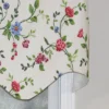 English Ivy Regal Style 3" Rod Pocket Valance 50" X 17" Spring By RLF Home