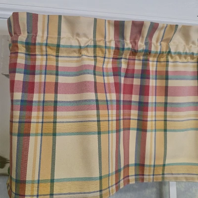 RLF Home 100% Polyester Syon Park Tailored Unlined Windows Rod Pocket Valance 51" X 12" Amber 5 RLF Home 100% Polyester Syon Park Tailored Unlined Windows Rod Pocket Valance 51" X 12" Amber - Image 3