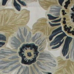 RLF Home Verona Petticoat Modern Premium Design Printed Valance 3" Rod Pocket 50" X 15" Blue/Gray -RLF Home Sales c43dceb18b304ebbb71f00975dd05338