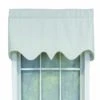 RLF Home Essential Solid Color Fabric Printed R-Crosby Regal Window Treatment Valance 3" Rod Pocket 50" X 17" Vanilla -RLF Home Sales c5f5ec5744cc4fe7894aef0796585ba4